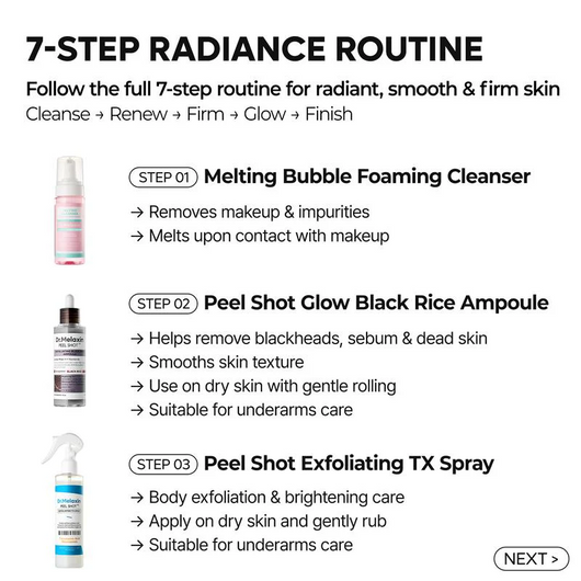 Dr. Melaxin 7-Setp Radiance Routine set